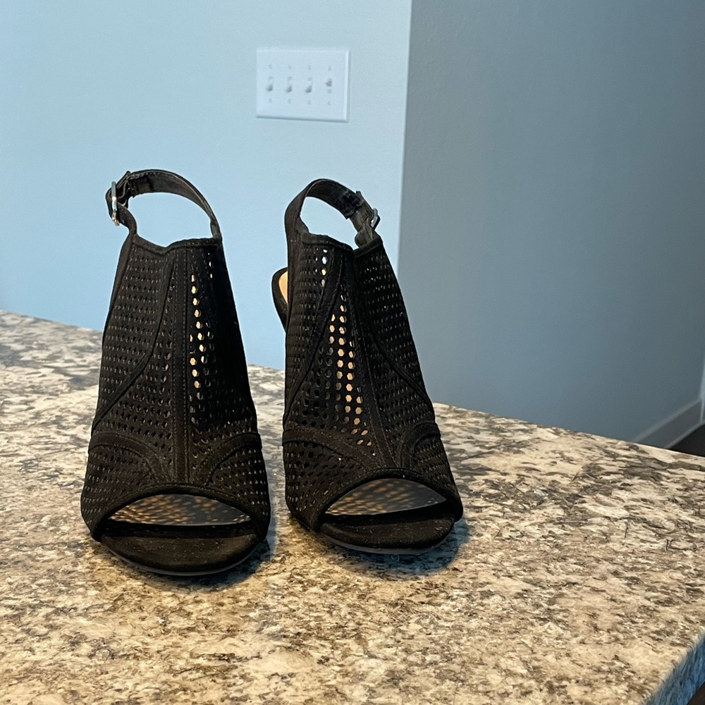 Black sexy high heels